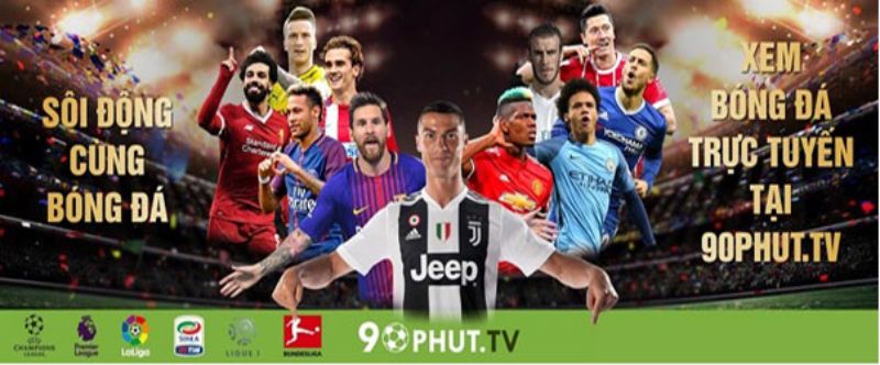Các trận đấu được phát sóng tại kênh 90phut tv